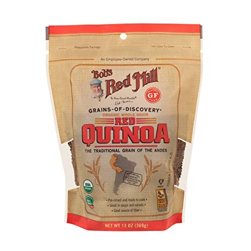 Bobs Red Mill Organic Red Quinoa Grain, 13 Oz
