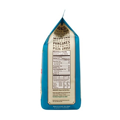 Bobs Red Mill Organic Unbleached White All-Purpose Flour, 5-Pou