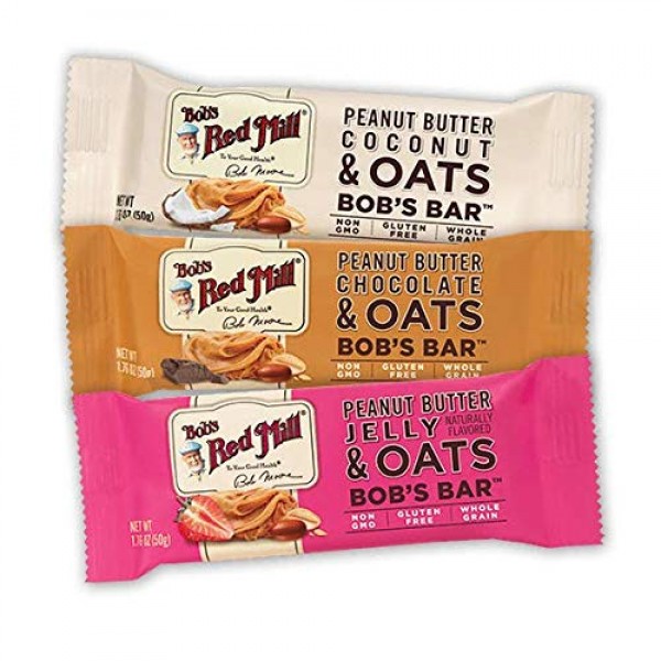 Bobs Red Mill Peanut Butter Banana And Oats Bobs Bar Case Of 12