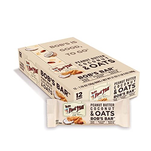 Bobs Red Mill Peanut Butter Coconut & Oats Bobs Bar, 1.76 Ounc...