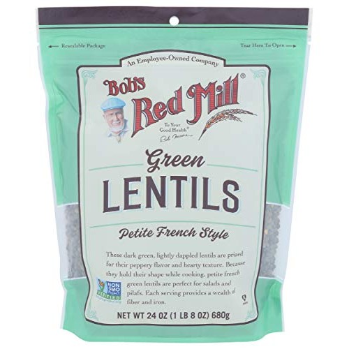 Bobs Red Mill Petite French Green Lentils, 24 Oz