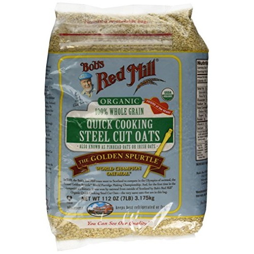 Bobs Red Mill Quick Cooking 100% Whole Grain Oats, 112 Ounce