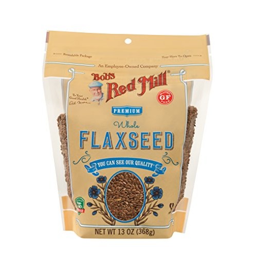Bobs Red Mill Raw Whole Brown Flaxseed, 13-Ounce