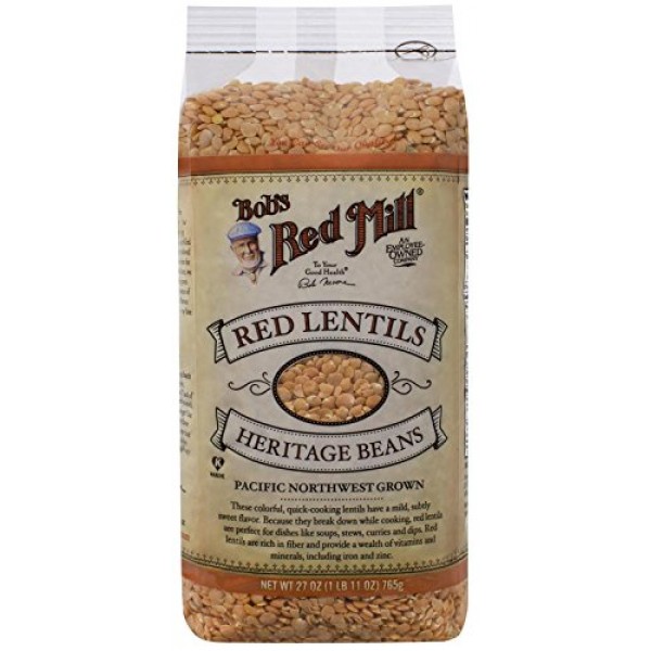 Bobs Red Mill Red Lentils, 27 Oz