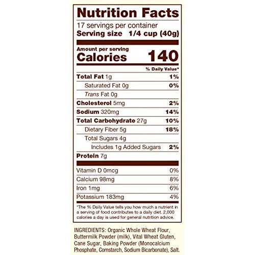 Bobs Red Mill Resealable Buttermilk Pancake &Amp; Waffle Mix, 24 Ou