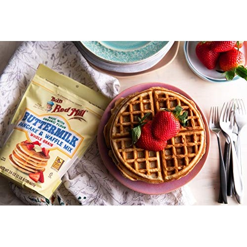 Bobs Red Mill Resealable Buttermilk Pancake &Amp; Waffle Mix, 24 Ou