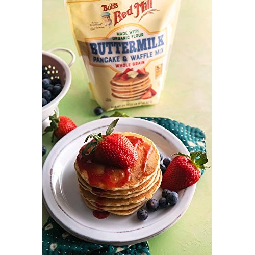 Bobs Red Mill Resealable Buttermilk Pancake &Amp; Waffle Mix, 24 Ou