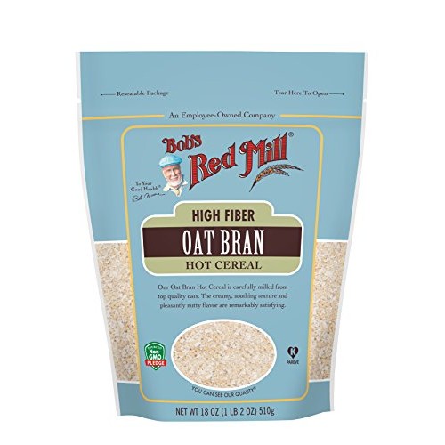 Bobs Red Mill Resealable Oat Bran Hot Cereal 18 Ounce