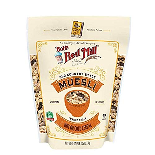 Bobs Red Mill Resealable Old Country Style Muesli Cereal, 40 Oz Bobs Red Mill Resealable Old Country Style Muesli Cereal, 40 Oz