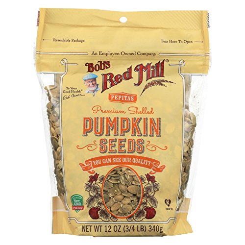 BOBS RED MILL, Seeds, Pumpkin, Pack of 6, Size 12 OZ, Gluten F...