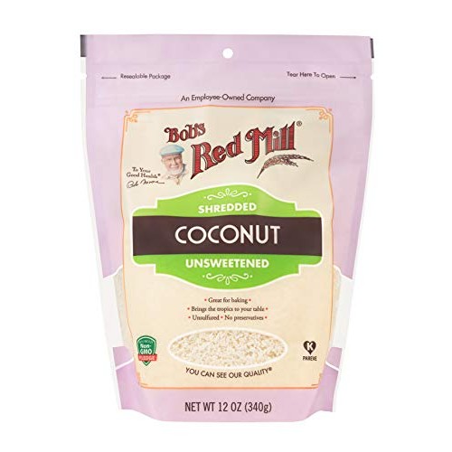Bobs Red Mill Shredded Coconut Unsweetened, 12-Ounce Pack Of
