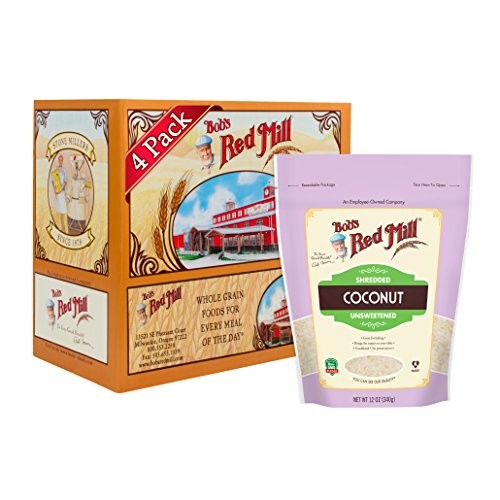 Bobs Red Mill Shredded Coconut Unsweetened, 12-Ounce Pack Of