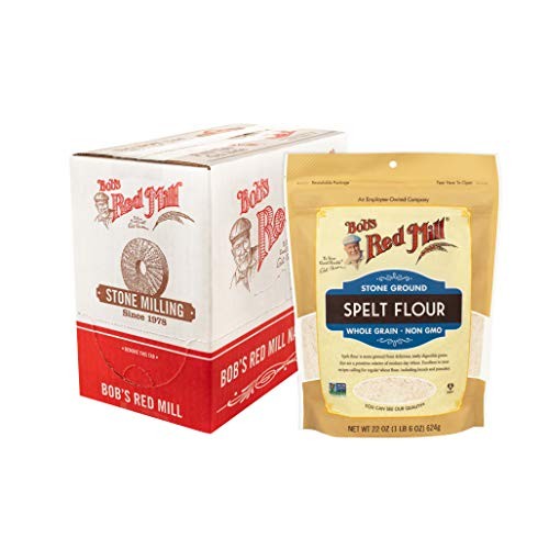 Bobs Red Mill Spelt Flour, 22-Ounce Pack Of 4