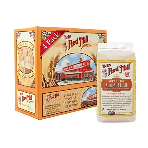 Bobs Red Mill Super-Fine Almond Flour, 16-Ounce Pack Of 4
