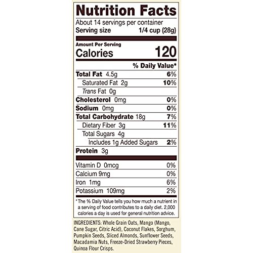 Bobs Red Mill Tropical Muesli, 14 Ounce Pack of 3