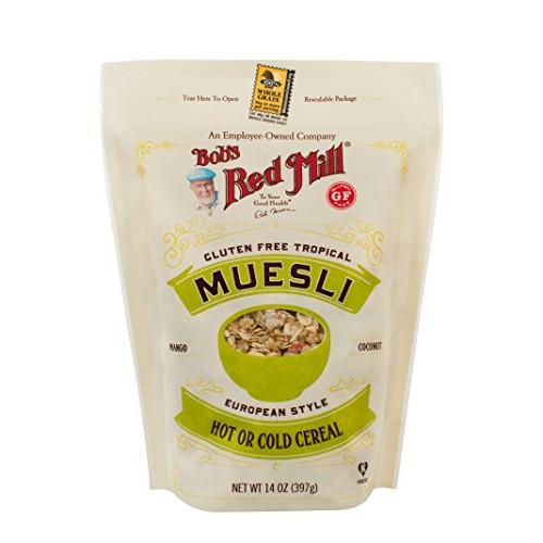 Bobs Red Mill Tropical Muesli, 14 Ounce Pack Of 4 Bobs Red Mill Tropical Muesli, 14 Ounce Pack Of 4