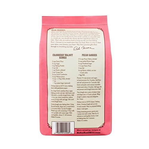 Bobs Red Mill Unbleached White Fine Pastry Flour, 5-Pound