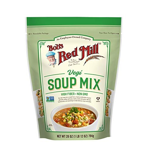 Bobs Red Mill Vegi Soup Mix, 28 Oz 4 Pack