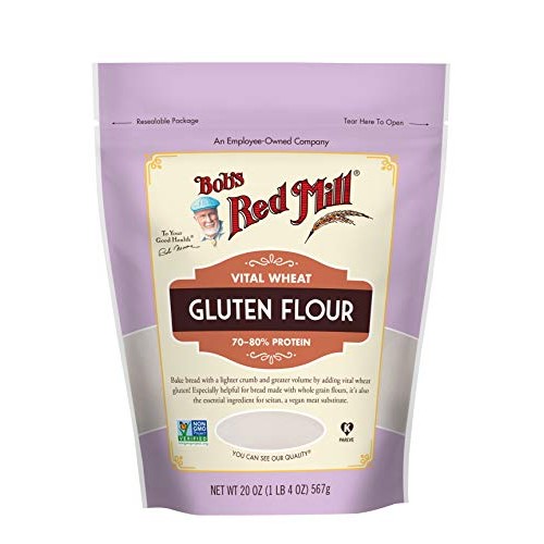 Bobs Red Mill Vital Wheat Gluten Flour, 20-Ounce Pack Of 4