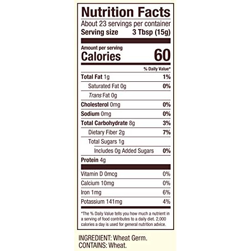 Bobs Red Mill Wheat Germ, 12 Ounce