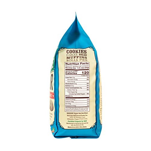 Bobs Red Mill, White Unbleached Flour, 5 Lb