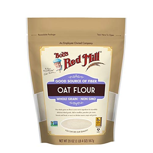 Bobs Red Mill Whole Grain Oat Flour, 22 Oz, 2 Pk