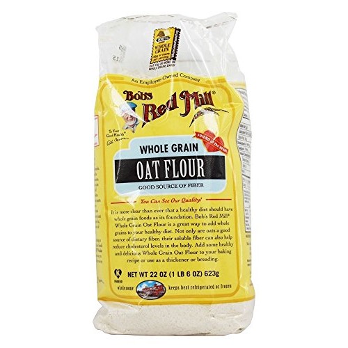 Bobs Red Mill Whole Grain Oat Flour 22 oz pack of 2