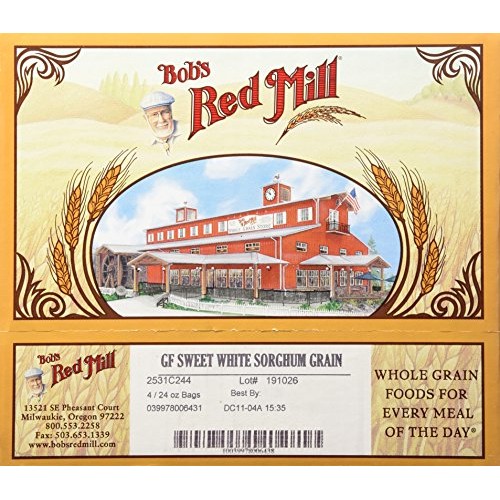 Bobs Red Mill Whole Grain Sorghum, 24 Oz Pack Of 4