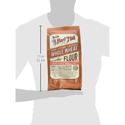 Bobs Red Mill Whole Wheat Flour - 5 Lb - 2 Pk