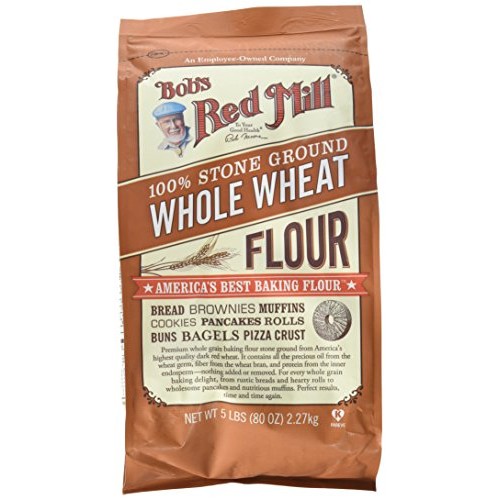 Bobs Red Mill Whole Wheat Flour - 5 Lb - 2 Pk