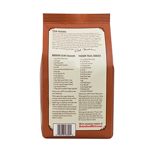 Bobs Red Mill Whole Wheat Flour, 5-Pound
