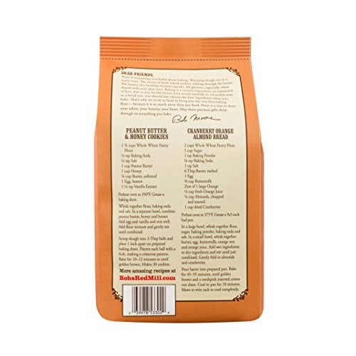 Bobs Red Mill, Whole Wheat Pastry Flour, 5 Lb