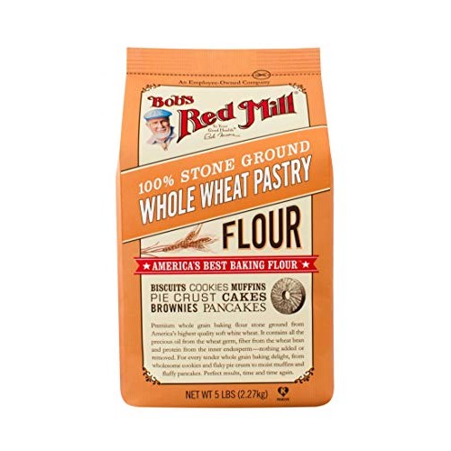 Bobs Red Mill, Whole Wheat Pastry Flour, 5 Lb