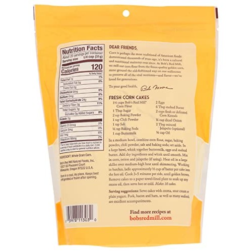 Bobs Red Mill Yellow Corn Flour, 22 Oz