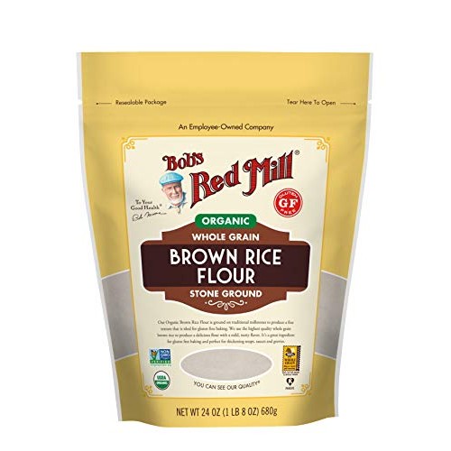 Organic Brown Rice Flour, 24 Ounce Pack Of 1