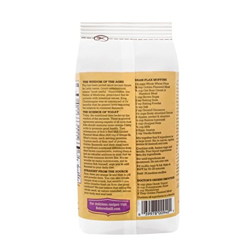 Organic Golden Flaxseed Meal 16 Ounce