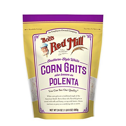 White Corn Grits / Polenta, 24 Ounce Pack Of 1