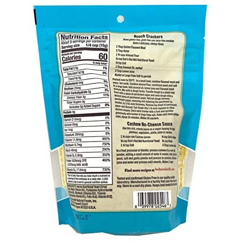 Bob’S Red Mill Large Flake Nutritional Yeast 5 Ounce Pack Of 2