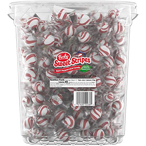 Bobs Red & White Bobs Sweet Stripes Soft Candy, 61.73 Ounce, P...