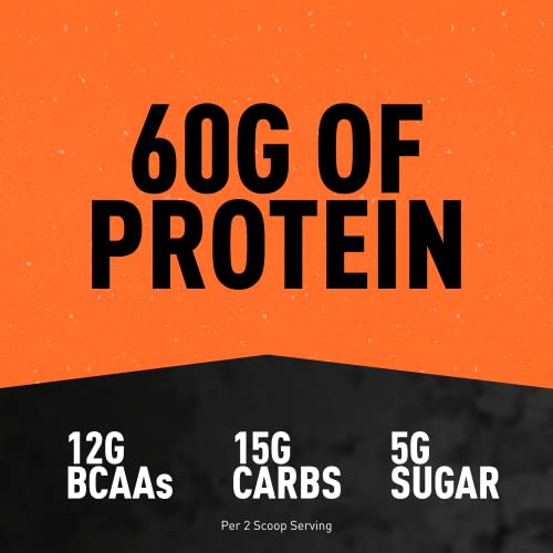 Body Fortress Whey Protein Powder, 60G Protein And 12G Bcaas P