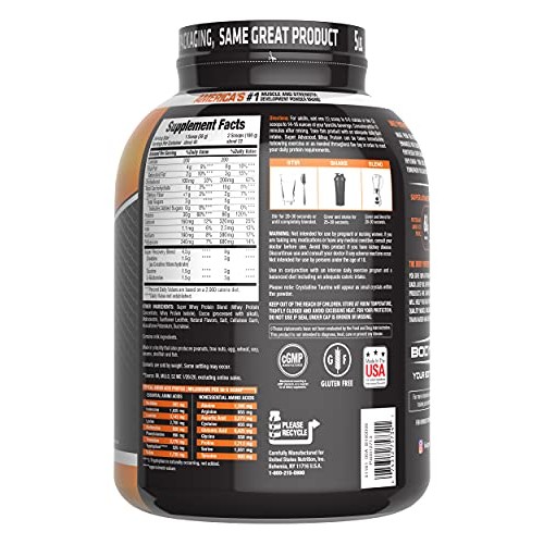 Body Fortress Whey Protein Powder, 60G Protein And 12G Bcaas P