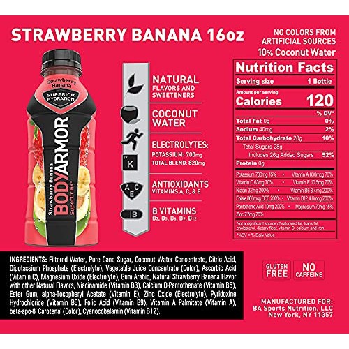 BODYARMOR Sports Drink Sports Beverage, Variety Pack, Natural Fl...