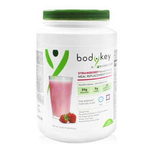 Amway BodyKey by Nutrilite Meal Replacement Shake Mix 912g Stra...
