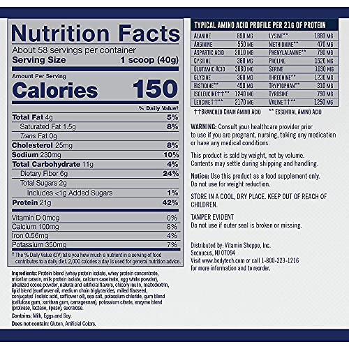 Bodytech Hexatein Sr Staged Release 6 Protein Blend For Muscl