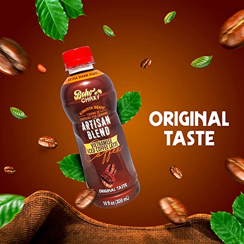 Boho Chax Vietnamese Iced Coffee Latte, Variety Pack with Tradit...