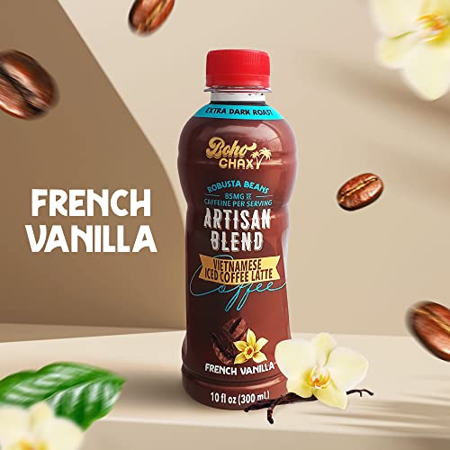 Boho Chax Vietnamese Iced Coffee Latte, Variety Pack with Tradit...