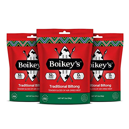 Boikeys Biltong | South African Style Beef Jerky Traditional, 3