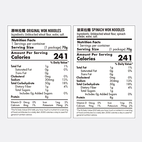 BOILING POINT Wok Noodle Package, Healthy Asian Ramen, No Preser...