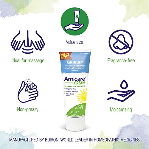 Boiron Arnicare Cream for Soothing Relief for Joint Pain, Muscle...