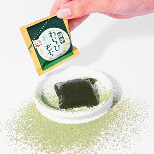 One-Bite Wagashi: Matcha Warabi Mochi 5 Pieces